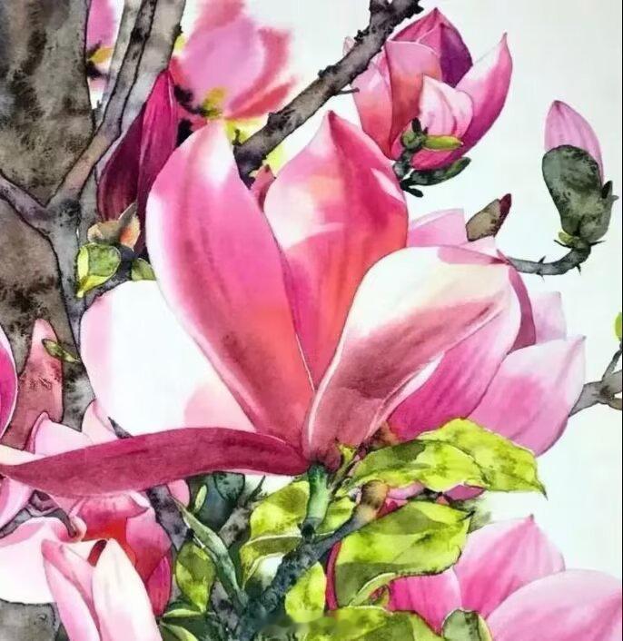 水彩画家 Kitipong Ti的作品欣赏：遇见艺术绘画绘画参考