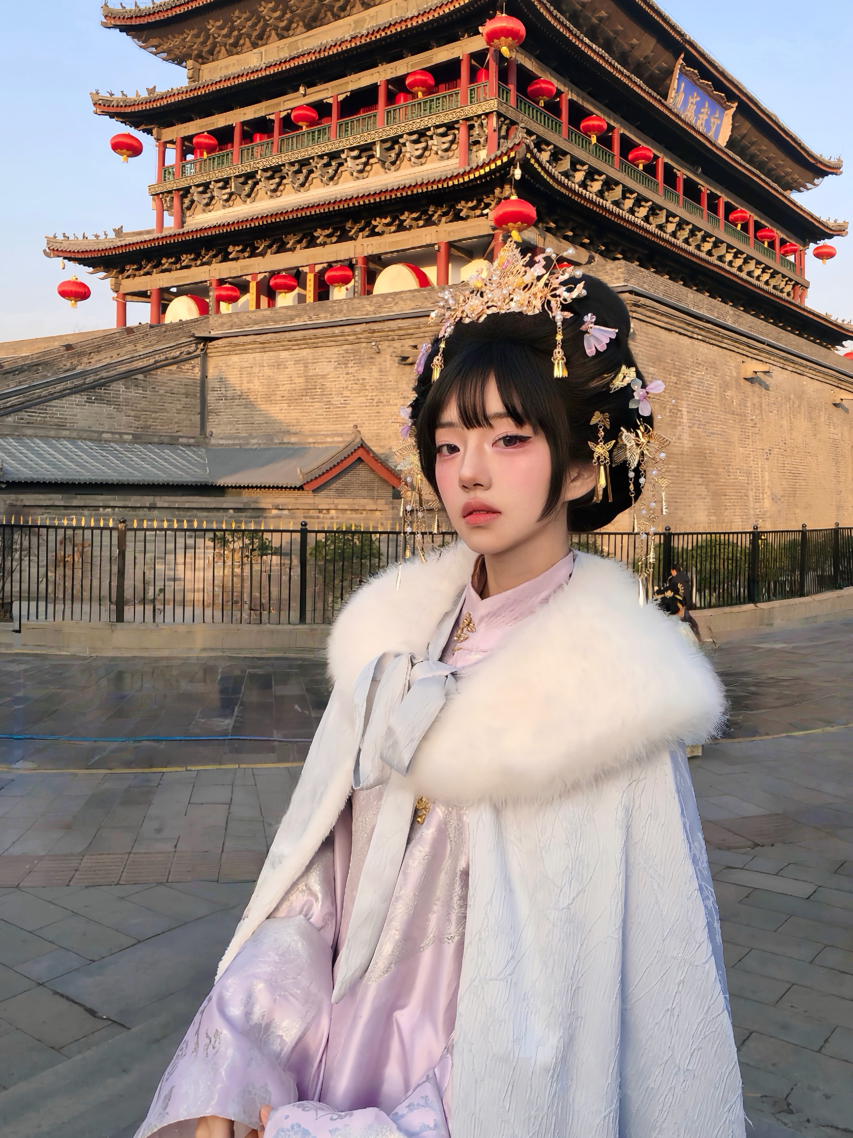 新年快乐💜紫气东来 西安·西安鼓楼