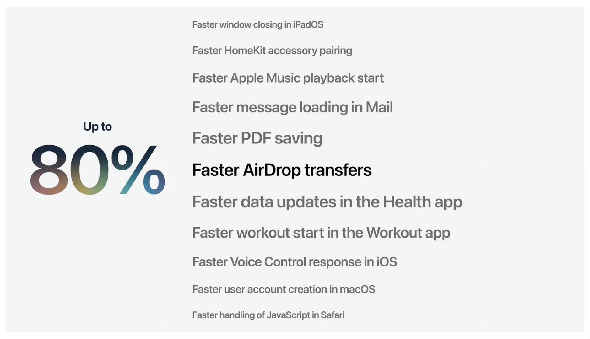ios27 正在回顾...Airdrop史诗级提升！希望尽快追上华为分享的速度 