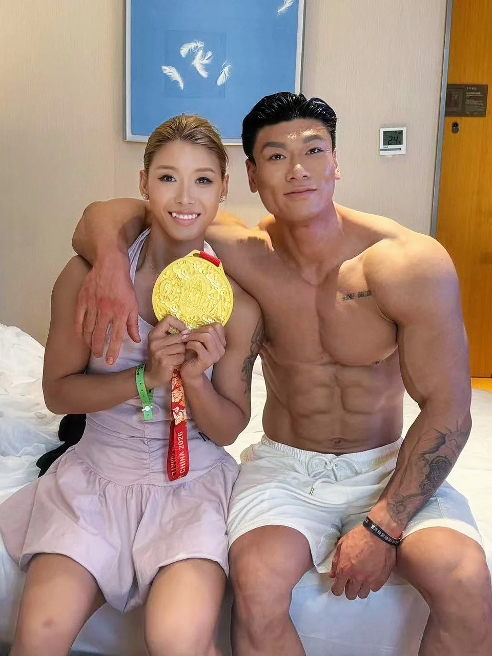 张晨晔今年很努力、作为家属我很骄傲