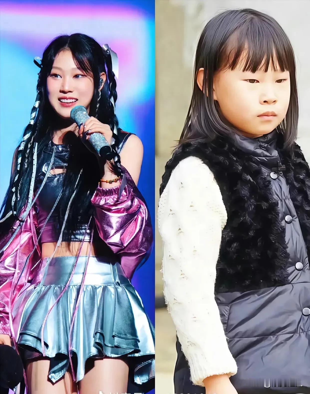 不懂就问，小沈阳女儿沈佳润这是要出道了吗!记忆里还是奶团子，没想到站上舞台这么让