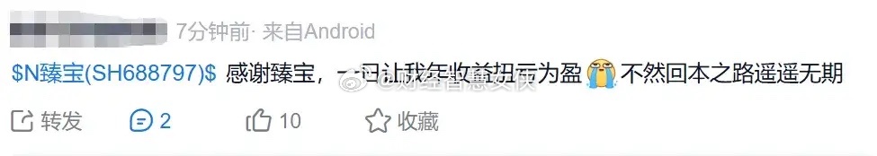 1天10倍，股民一天回本！今天半导体板块迎来一只十倍股，N臻宝科创板挂牌，收涨1