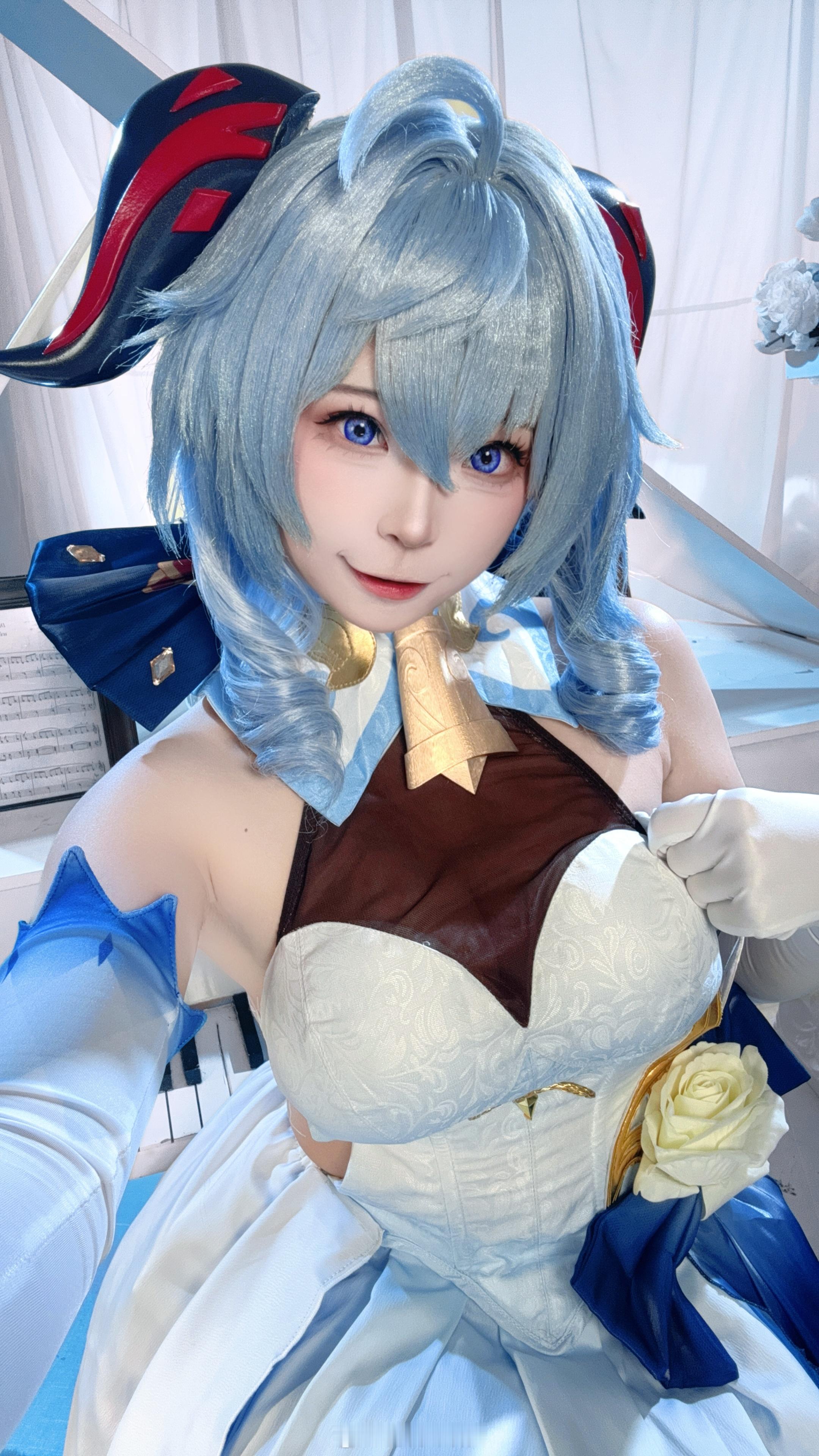 原神[超话]  原神5.2版本  原神5.2版本二创  谁能拒绝甘雨礼服～ 
