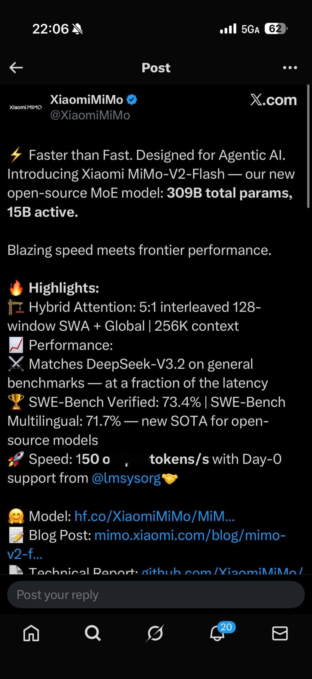 小米 AI，MiMo 大模型，重磅新闻！ MiMo-V2-Flash 能力对标 