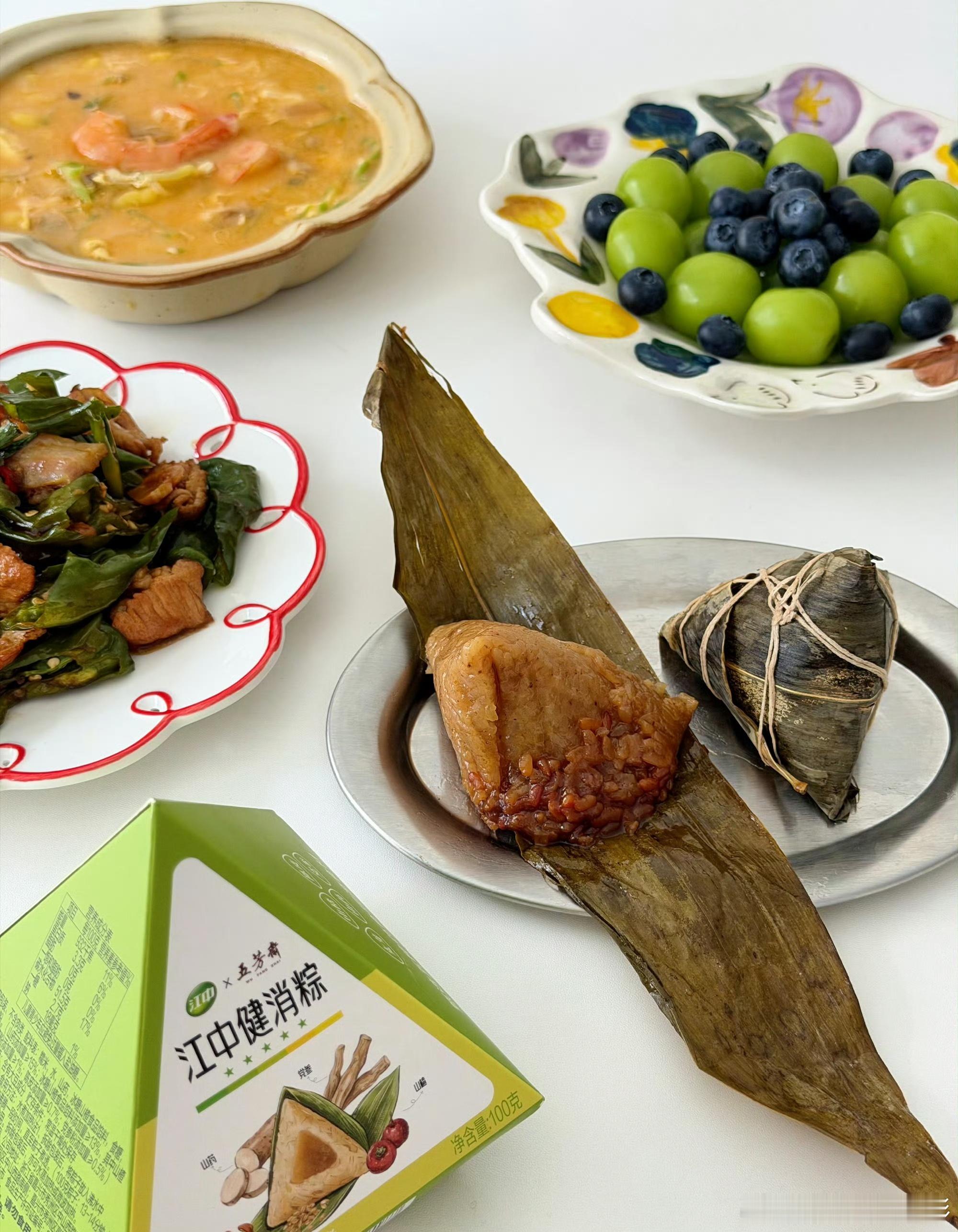 五芳斋把消食片包进粽子  江中牌健胃消食片 【五芳斋×江中健消粽｜端午放开吃，不