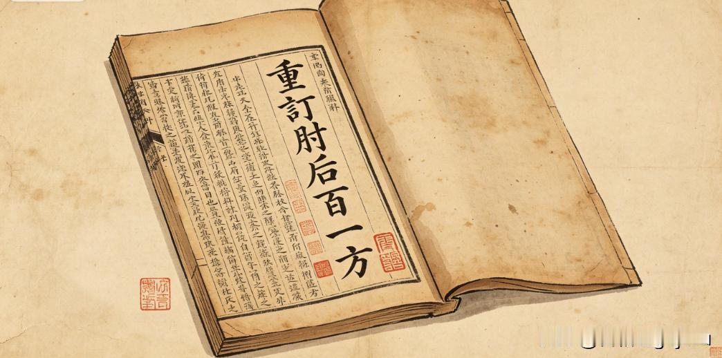 《重订肘后百一方》页数:280双页560页8卷目1卷  古籍屋