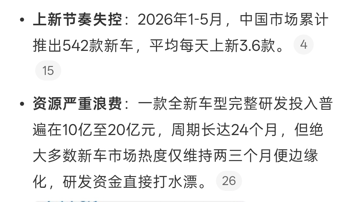 新车投资10亿2年开发热度3个月新车投入大，但是能不能火真的全靠运气，以前汽车是