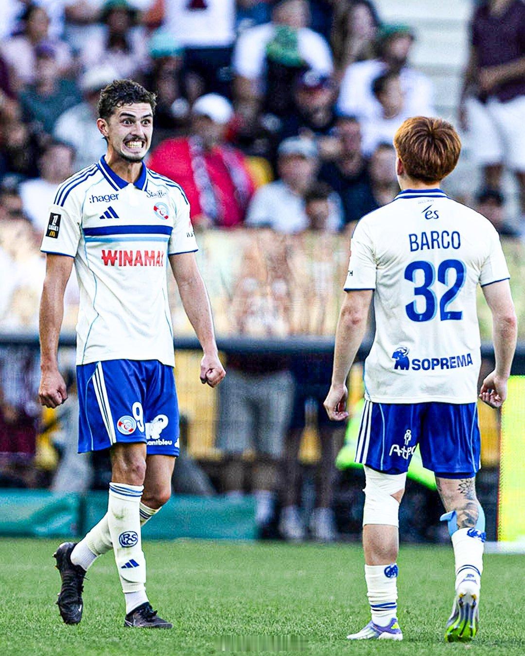 法甲阿根廷二人组🇦🇷🔥中锋华金·帕尼切利：进球中场球员瓦伦丁·巴尔科：助攻