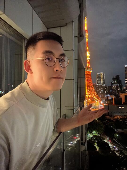 🗼在东京铁塔，第一次眺望…