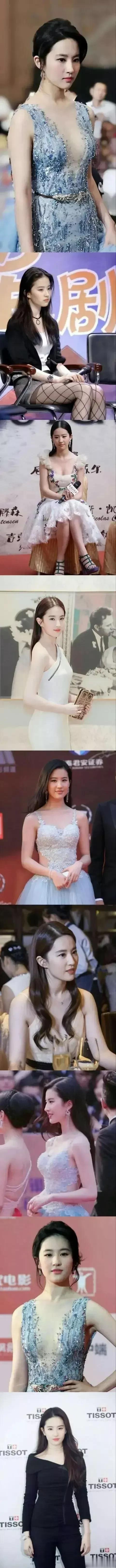 刘亦菲不愧是女星里的顶级，她的性感丰满身材是别的女星无法比拟的，昔日刘亦菲晒身材