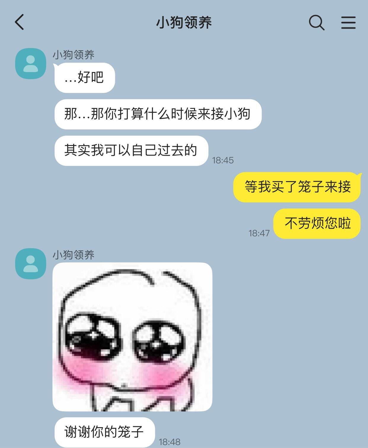 领养小狗，但找错了圈子 