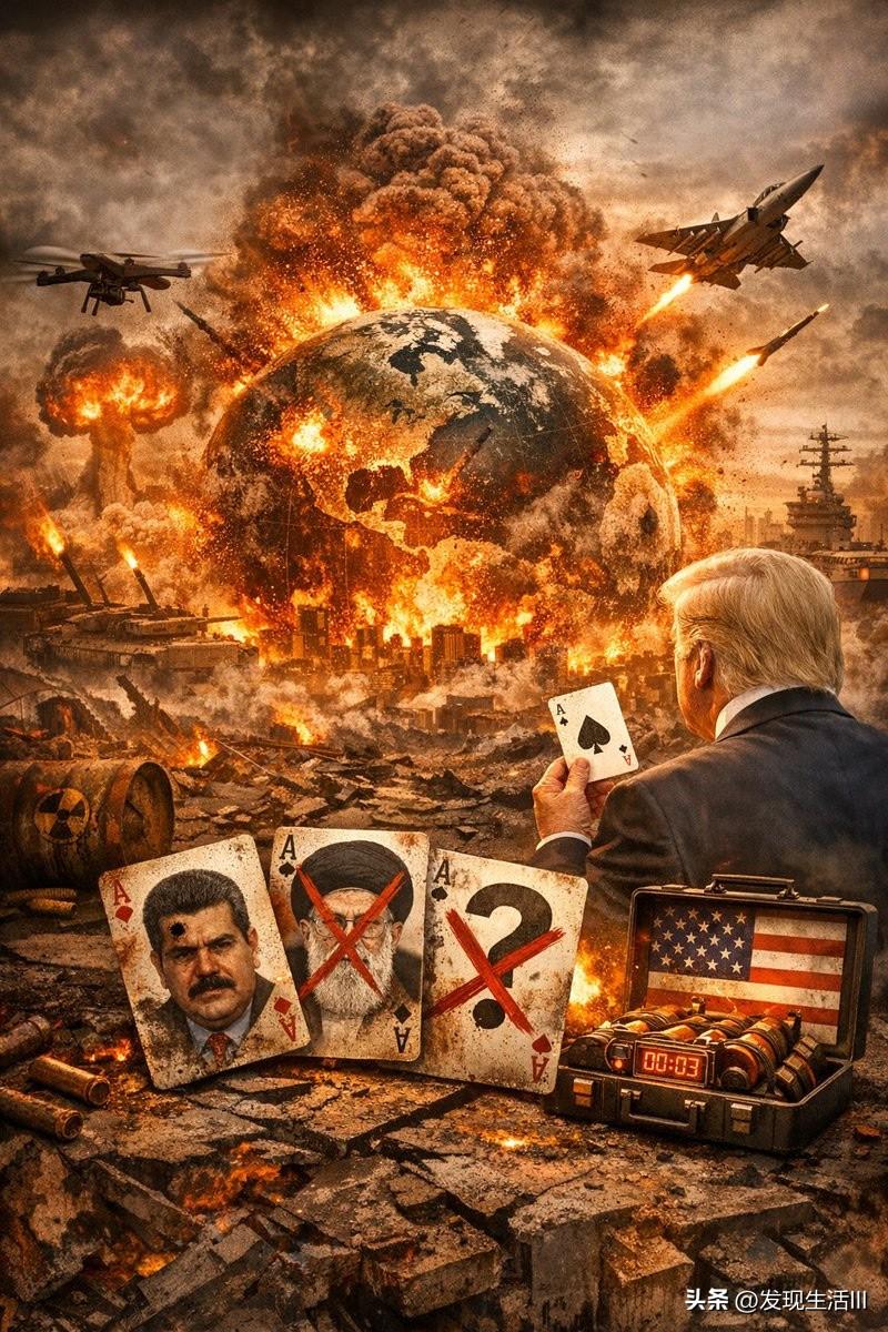 两个小时抓获委内瑞拉的马杜罗，不到24小时又斩首伊朗的哈梅内伊，像拍好莱坞大片…