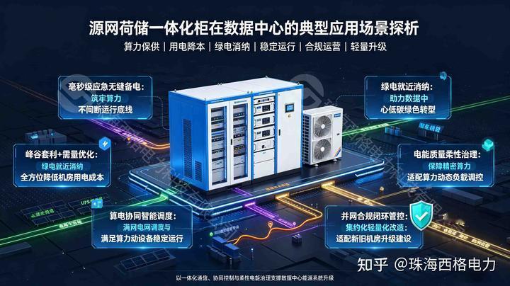 源网荷储一体化柜在数据中心的典型应用场景探析
数据中心作为数字经济的核心基础设施