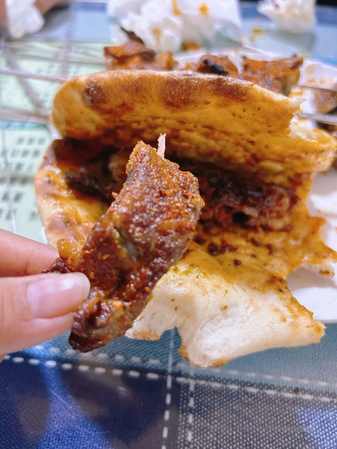 沙区小馆子的烤肉和烤羊排也很好吃