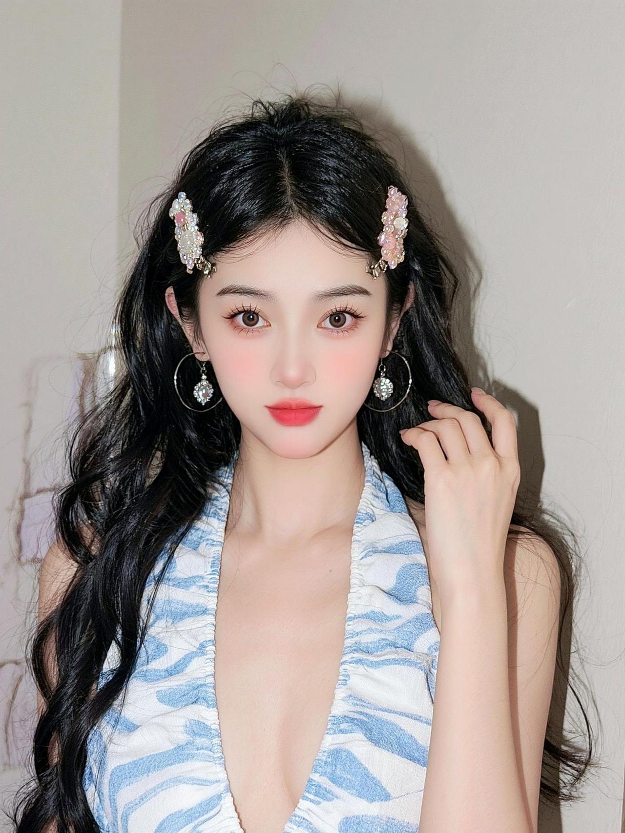 AI钻饰少女照 抖音ai创作 抖音玩法合伙人计划。