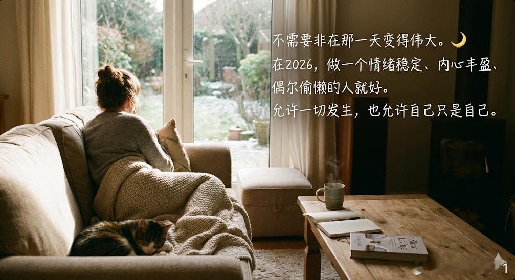 2026高级感跨年文案，想与众不同，你就这样发1、“不需要非在那一天变得伟大。”