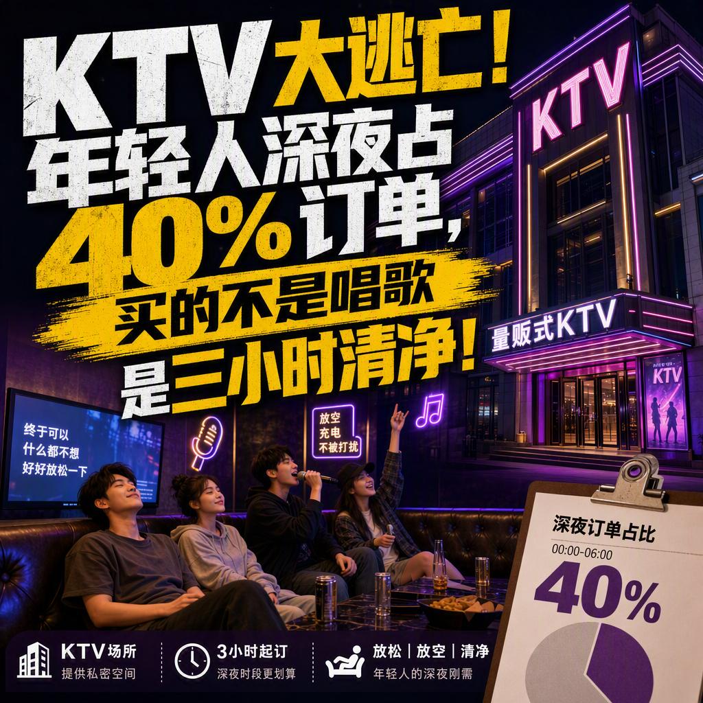 KTV正在消失，这几乎成了共识。
但真相可能和你想的完全相反。
先看一组扎心的数