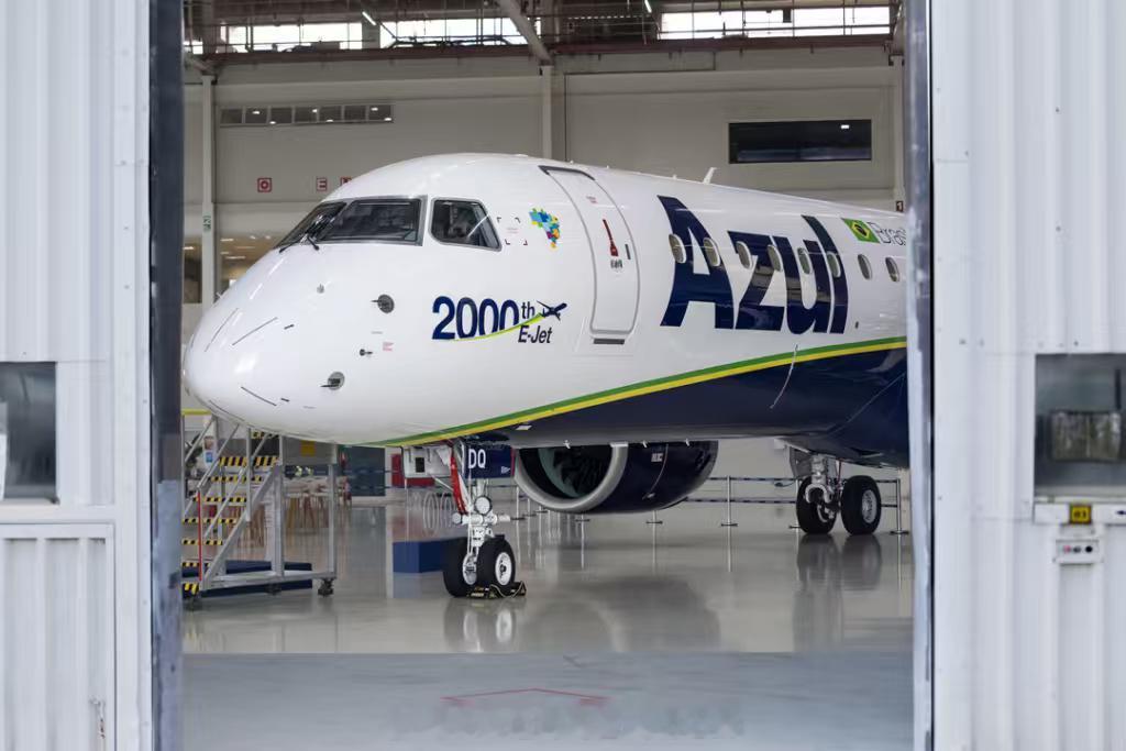 巴航工业宣布已完成第 2,000 架 E-Jet 系列商用喷气式飞机的交付。这架
