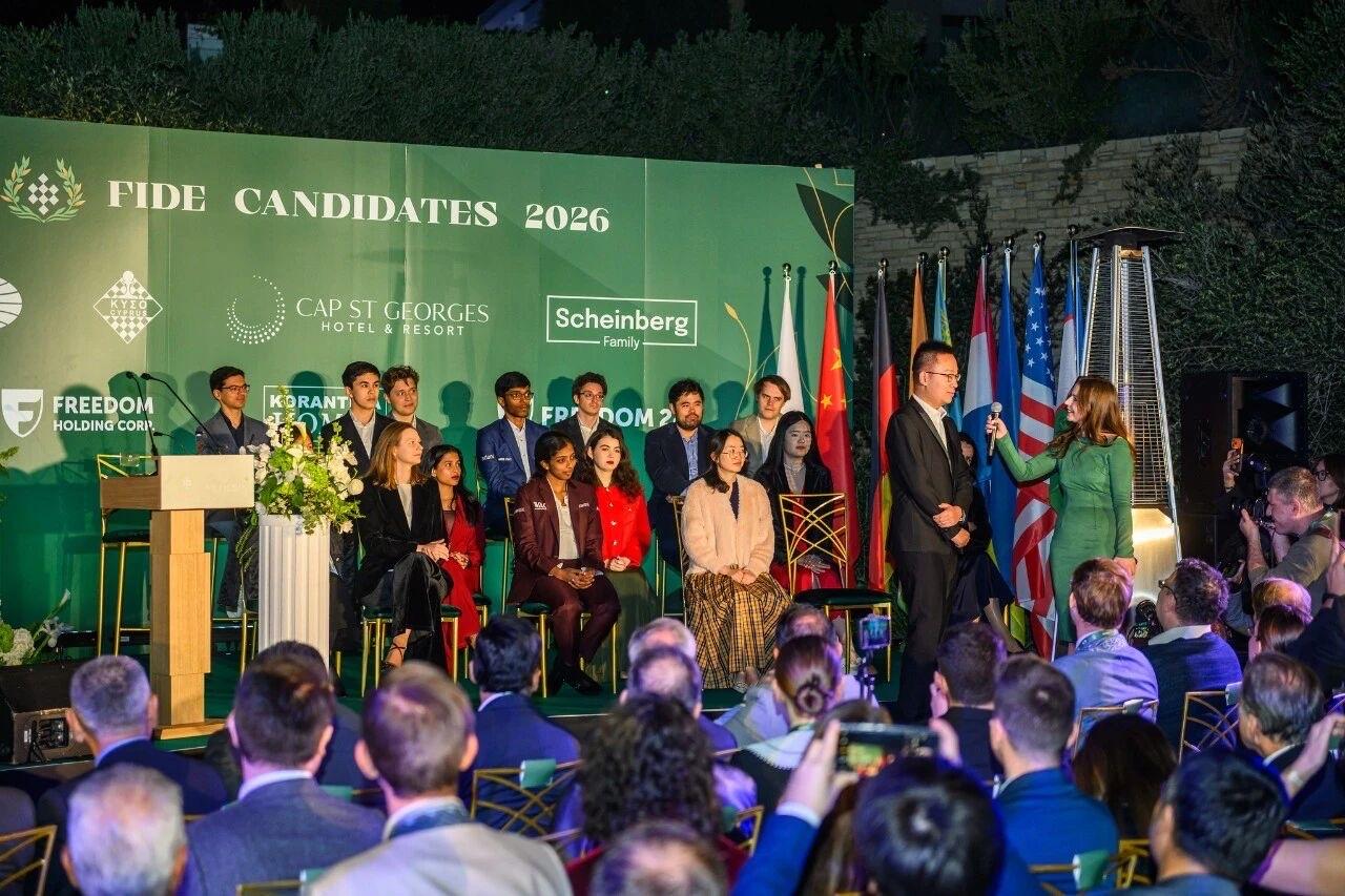 🏆 2026国际象棋候选人赛第六轮战况速递

一、男子组
韦奕执白告负，辛达罗