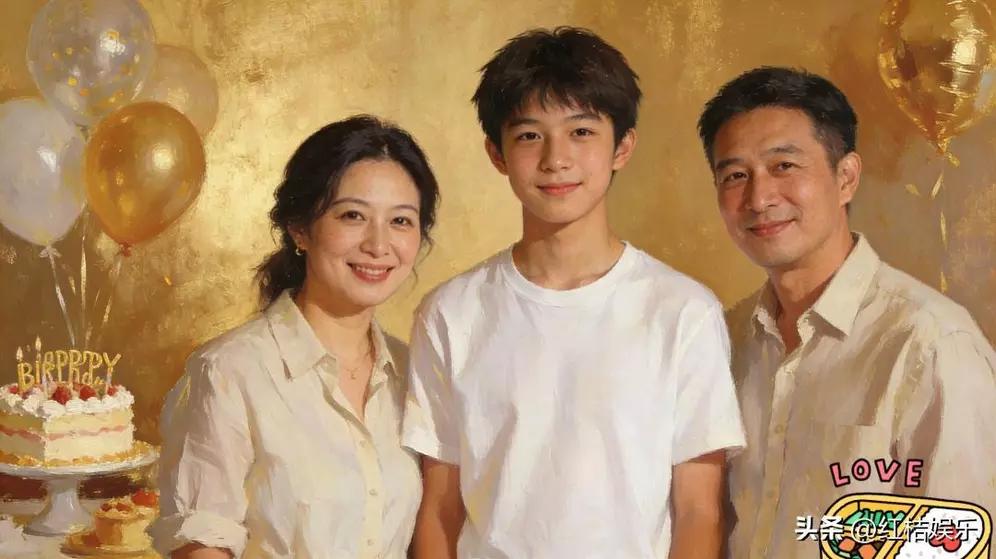 一家三口是谁？想想时间过得真快，当年他们带着孩子出现在大众视野里，小家伙还萌萌的