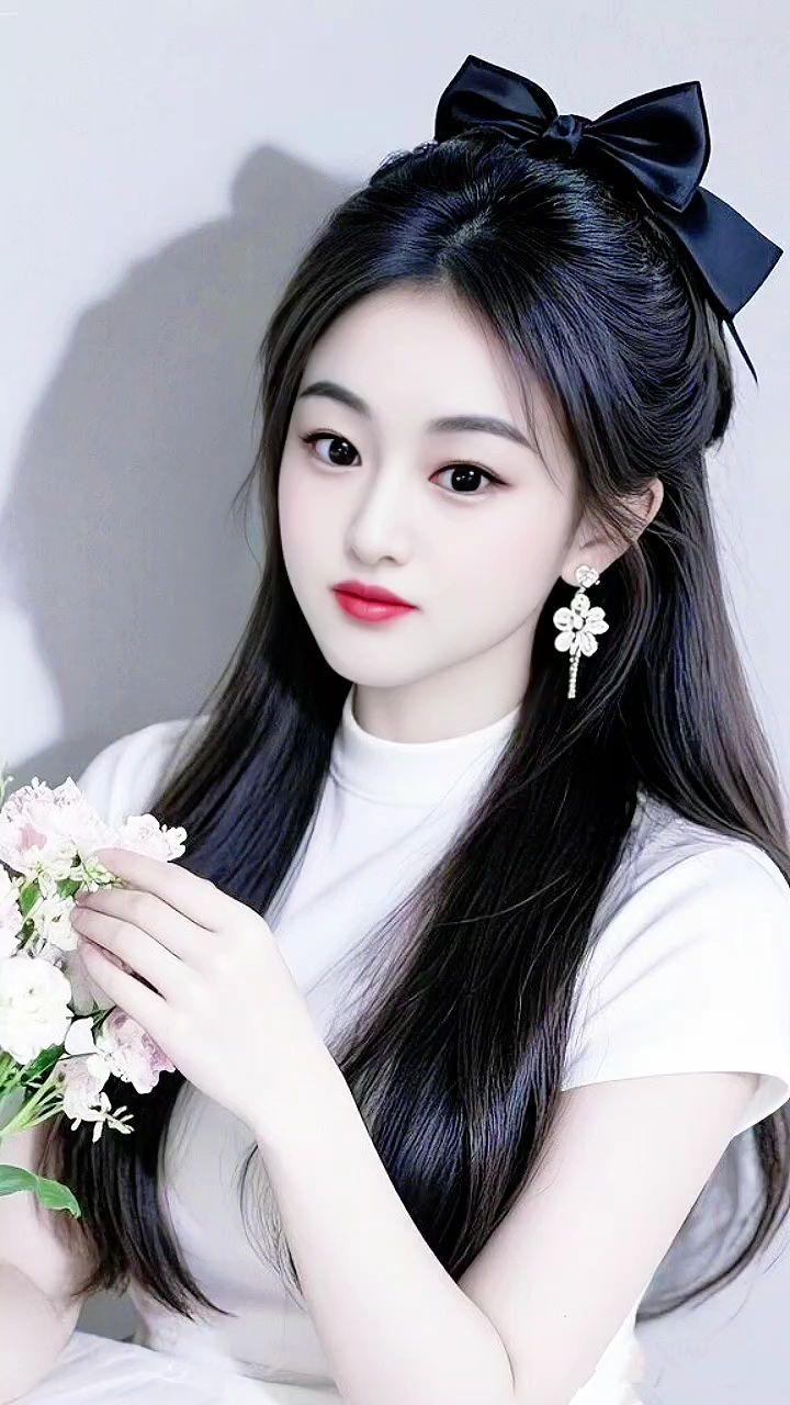 少女感 蝴蝶结发饰 美出温柔感 清纯甜美 温柔风