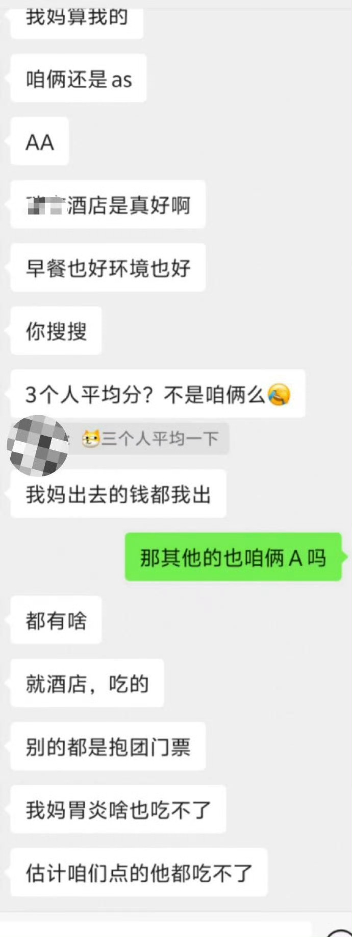 出去玩费用要怎么分摊 ​​​