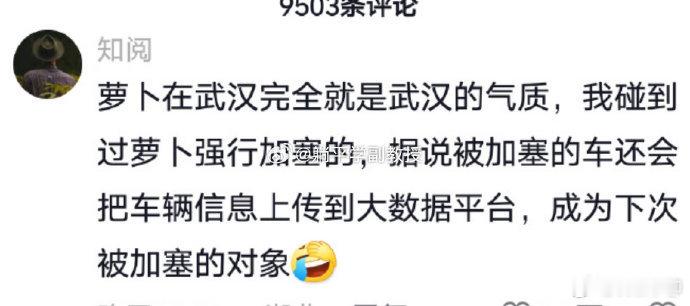 这消息哪里来的啊：武汉的萝卜快跑加塞不说，还会把被加塞的车辆加入数据库，下次选择