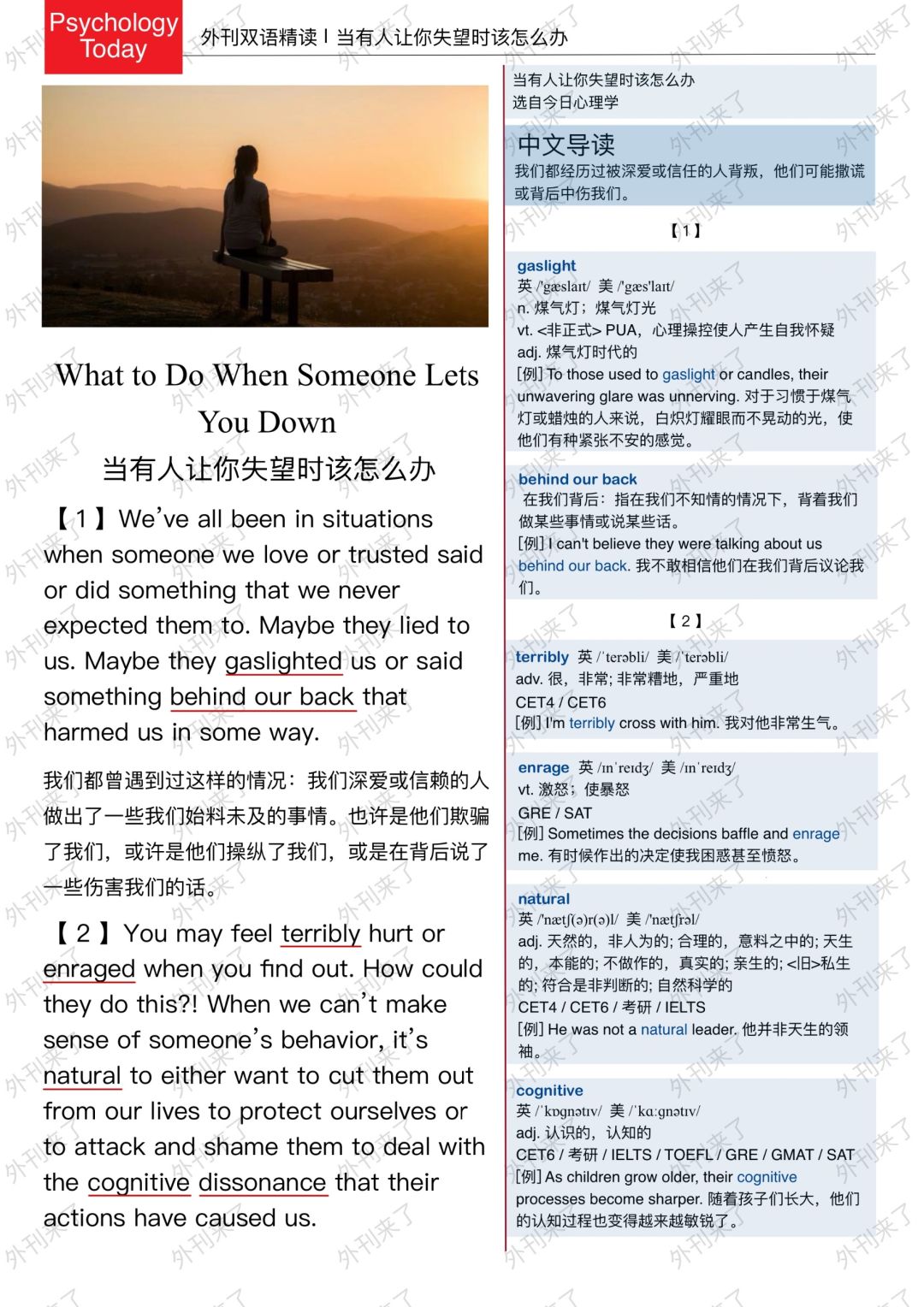 外刊精读246｜当失望成常态，如何逆袭？