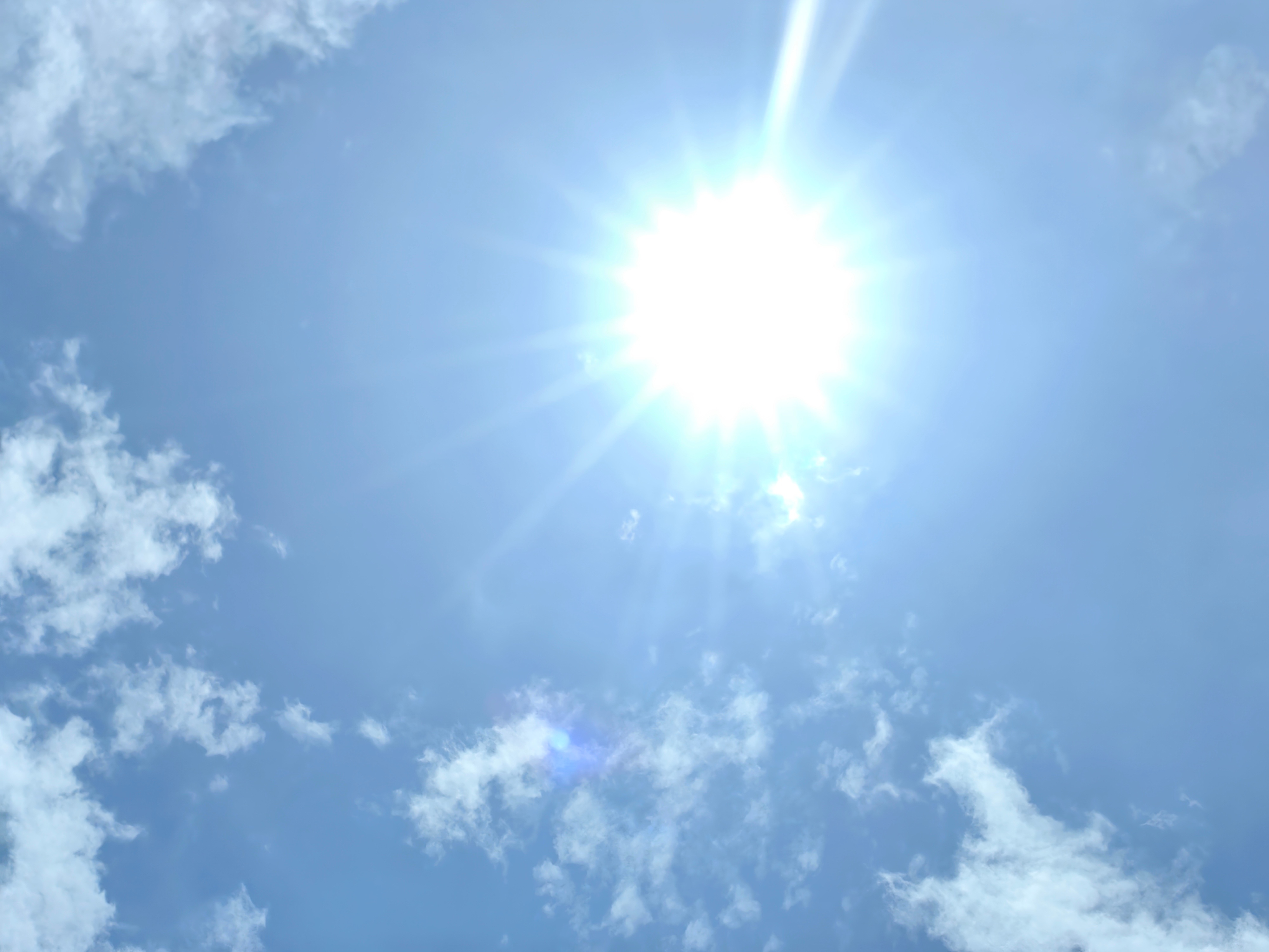 夏日的天气，真的变化多端。又是下雨完，又是晴天炎热。 