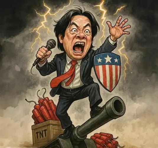 赖清德台湾民进党首，自2014年执政以来，“台独”思想不仅没有收敛，变本加厉，将