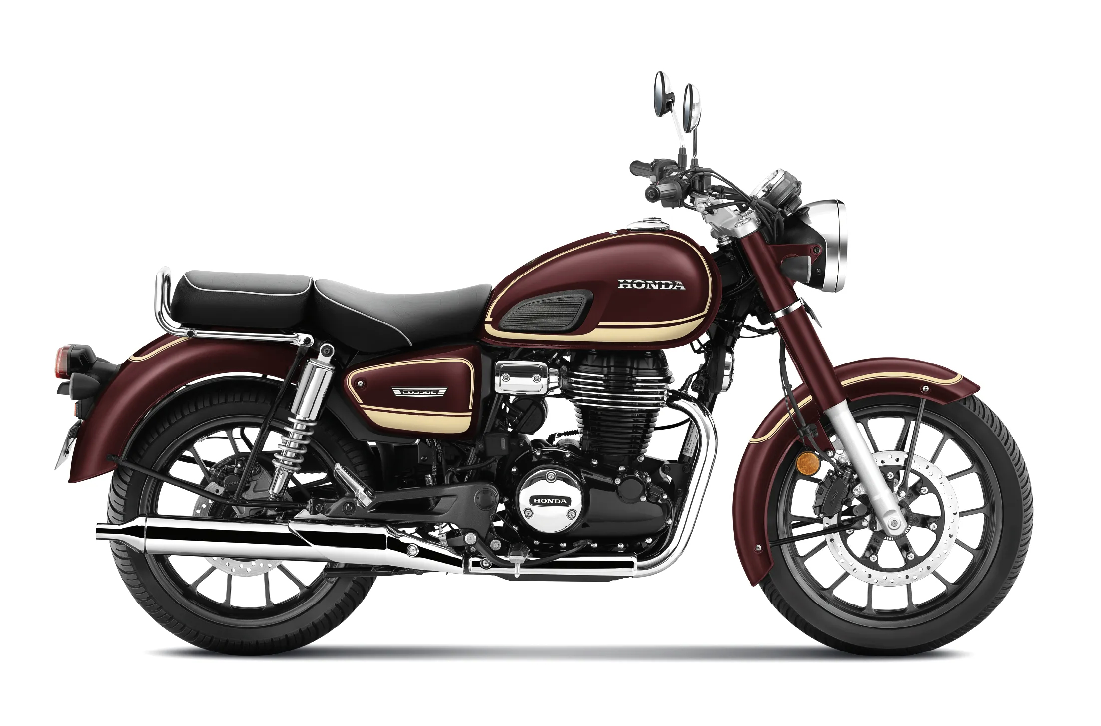 车市热门[超话] Honda 向印度市场推出了有着更重复古风格的 CB350C 