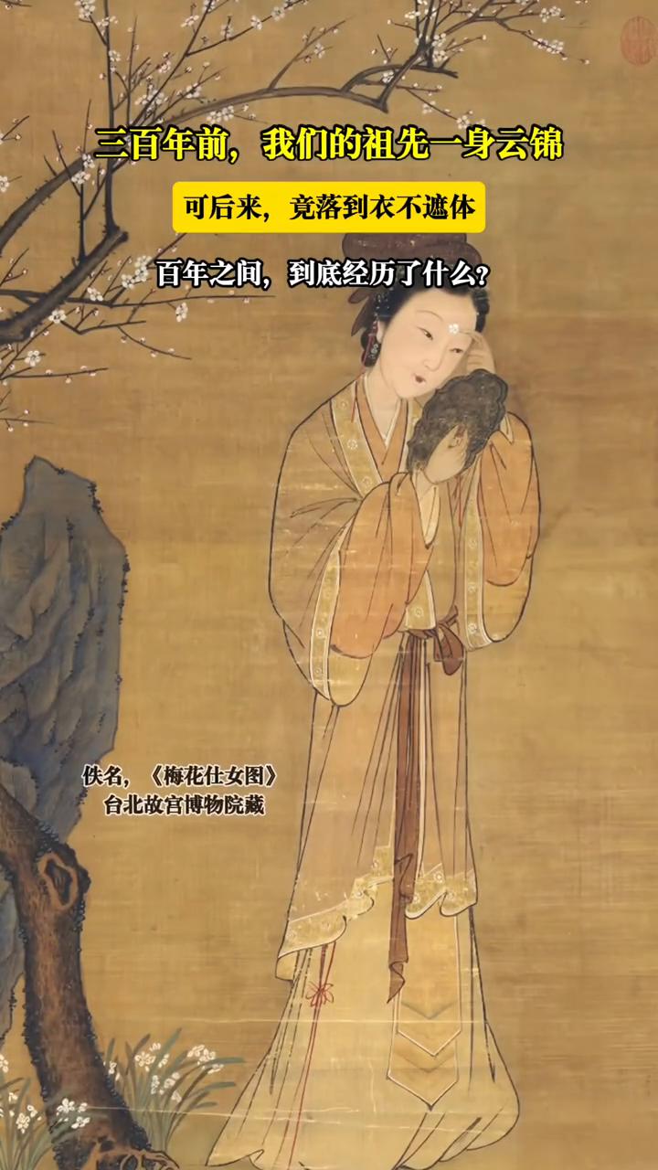 三百年前，我们的祖先一身云锦，可后来竟落到衣不遮体。百年之间到底经历了什么？
·