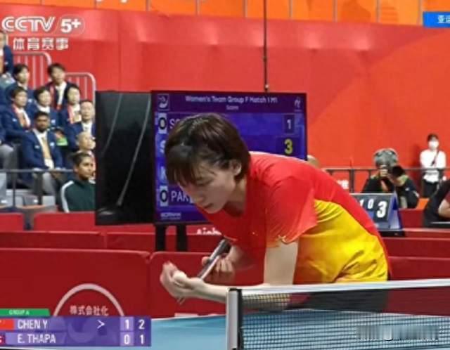 孙颖莎王曼昱休战，三位新人九局全胜！国乒女团亚运首秀3-0横扫