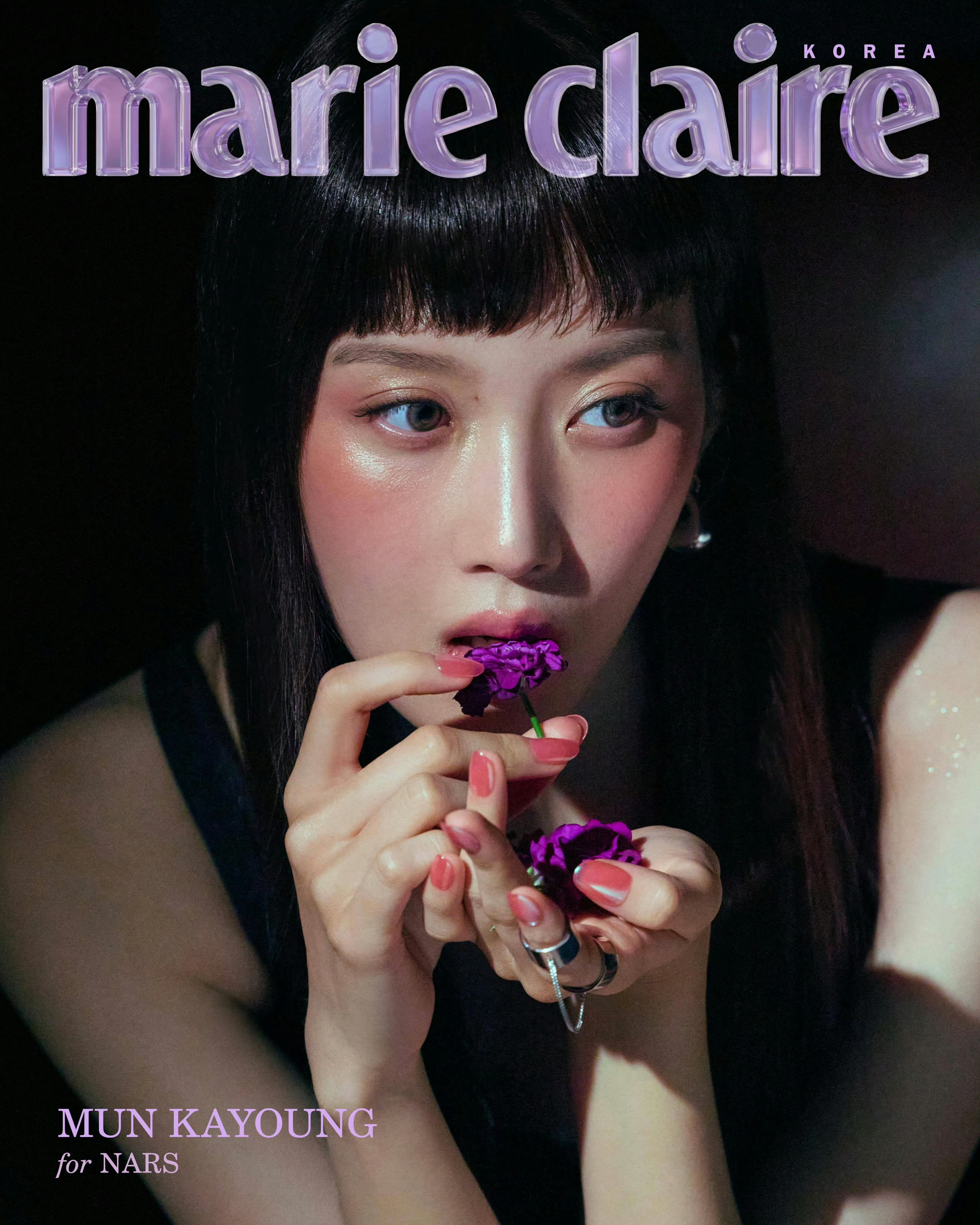 文佳煐 × NARS 🌸 封面大赏 Marie Claire Korea Di