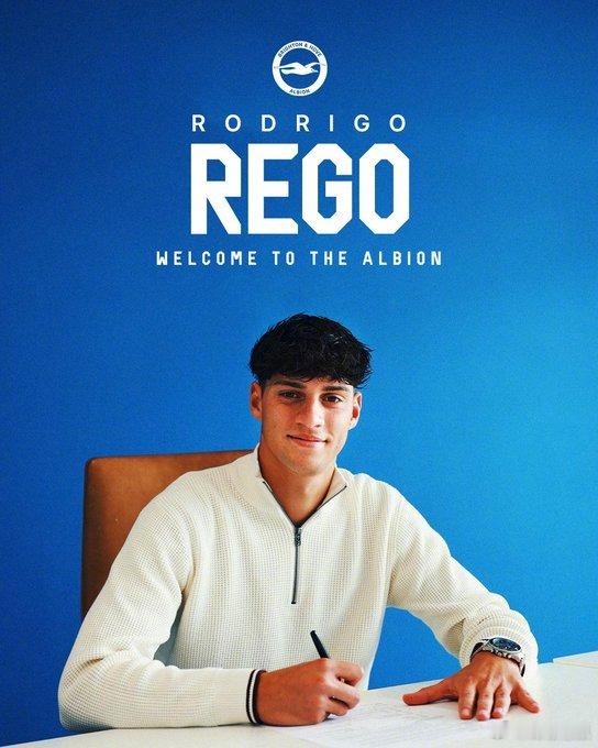 【官方】布莱顿签下21岁的本菲卡边锋罗德里戈-雷戈（Rodrigo Rêgo），