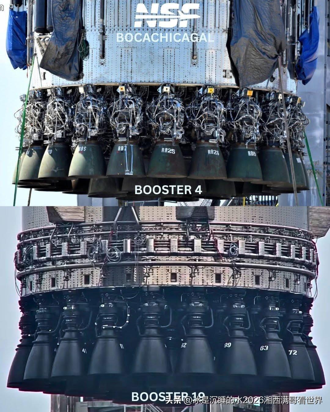 感受一下美国马斯克SpaceX 的第一代“猛禽”火箭发动机到第三代“猛禽”实装到