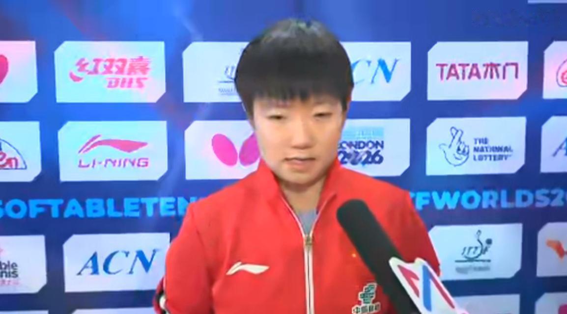 莎莎铁血一单，两个3-0帮助国乒拿下日本队，成功捍卫乒坛一姐的地位，
赛后莎莎的
