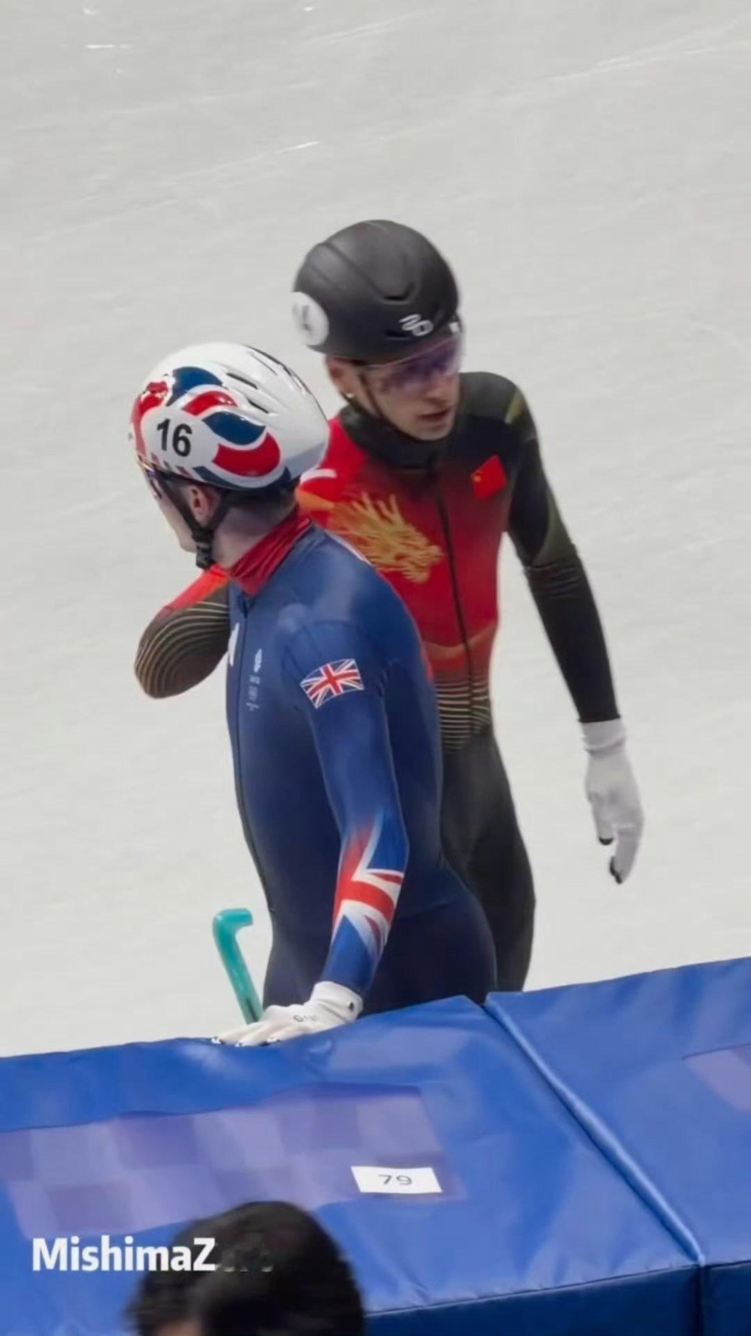 英国选手撞倒孙龙刘少昂看完米兰冬奥短道速滑真的气到不行！对手犯规带倒我们两名选手