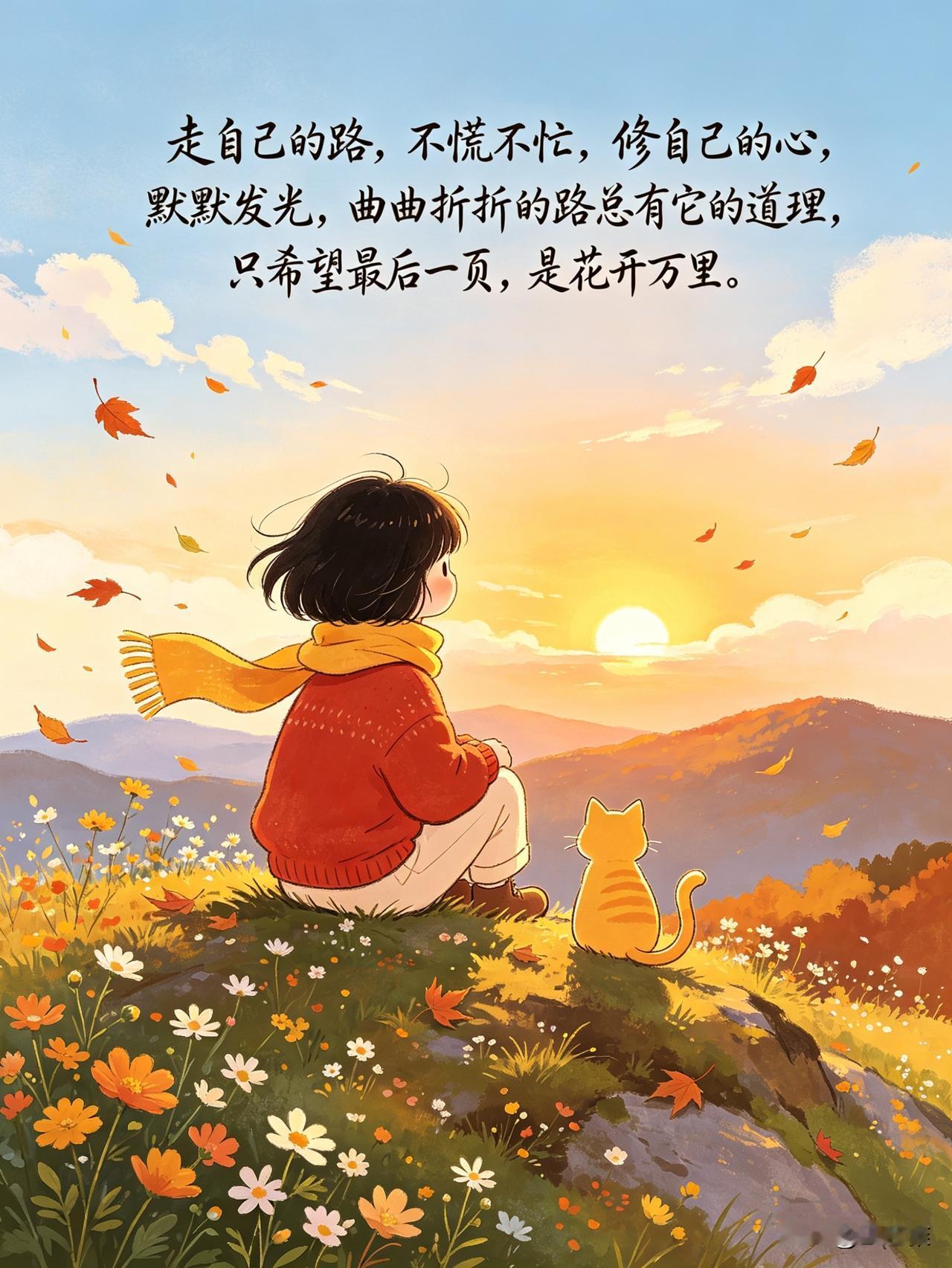 退休第604天，早安。

很喜欢的一段话：
“只要不关注任何人的动态，
不揣测任