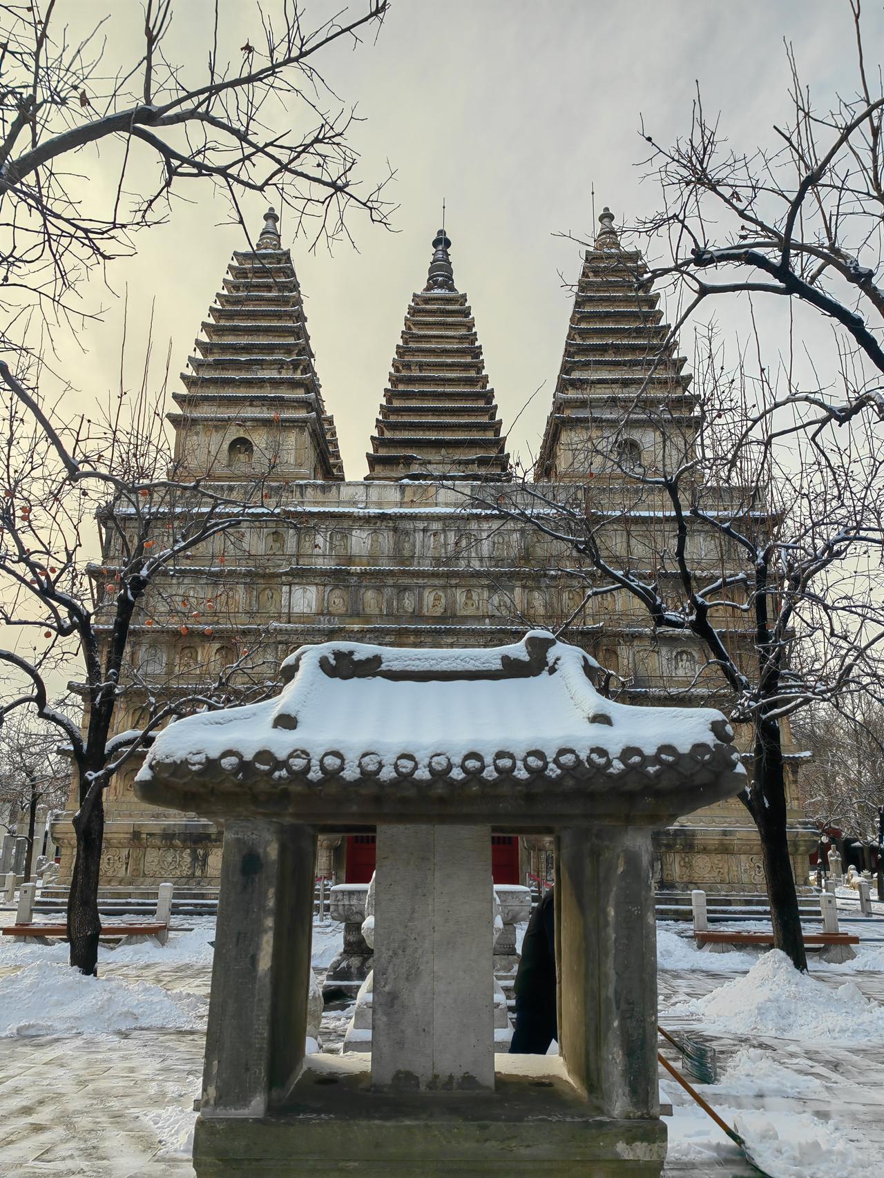 北京真觉寺冬日摄塔记冬天五塔寺