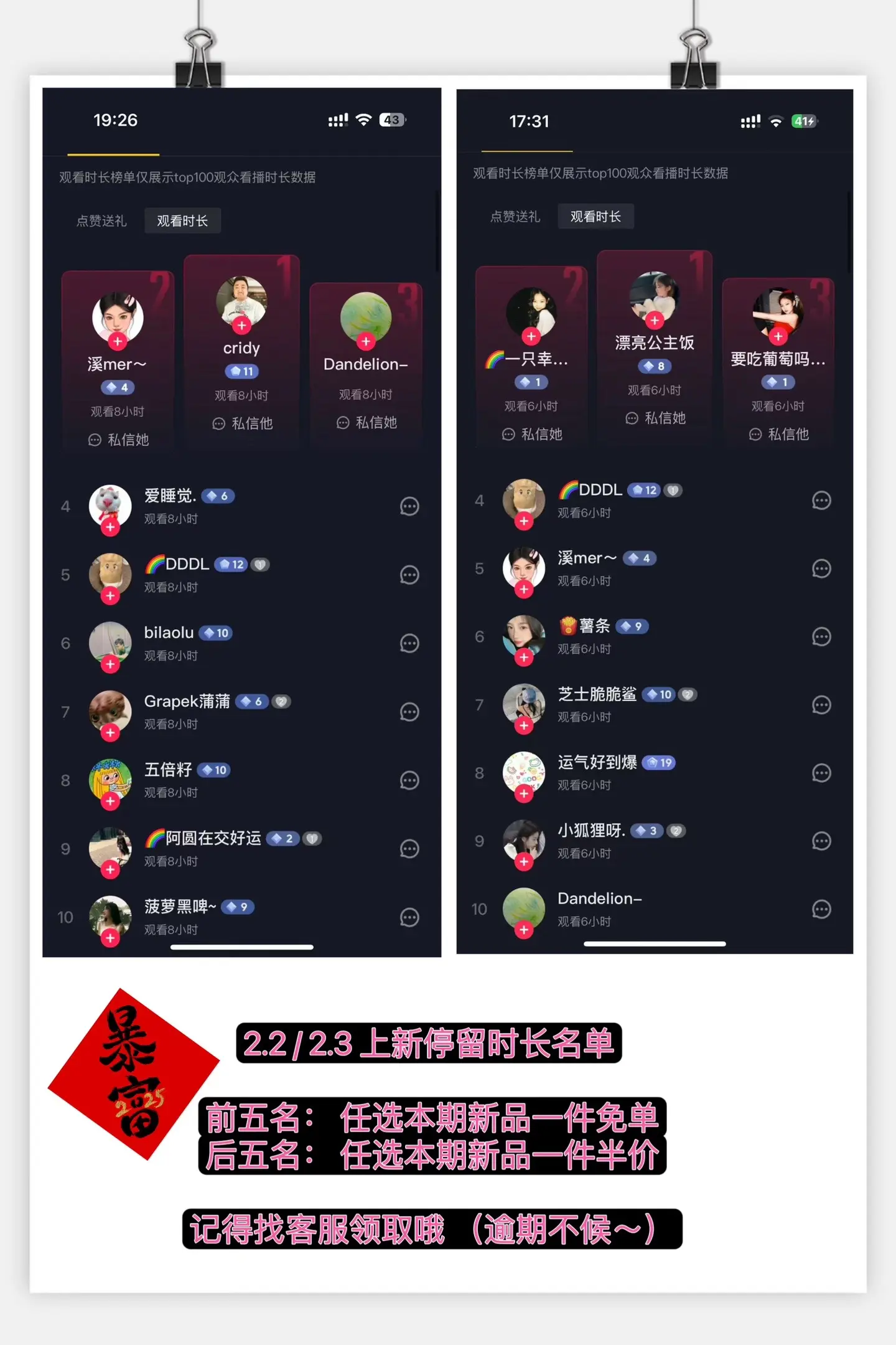 名单来咯！恭喜恭喜🎉🎊🎉🎊🎉。也祝其他各位姐妹！新的一年福瘦...