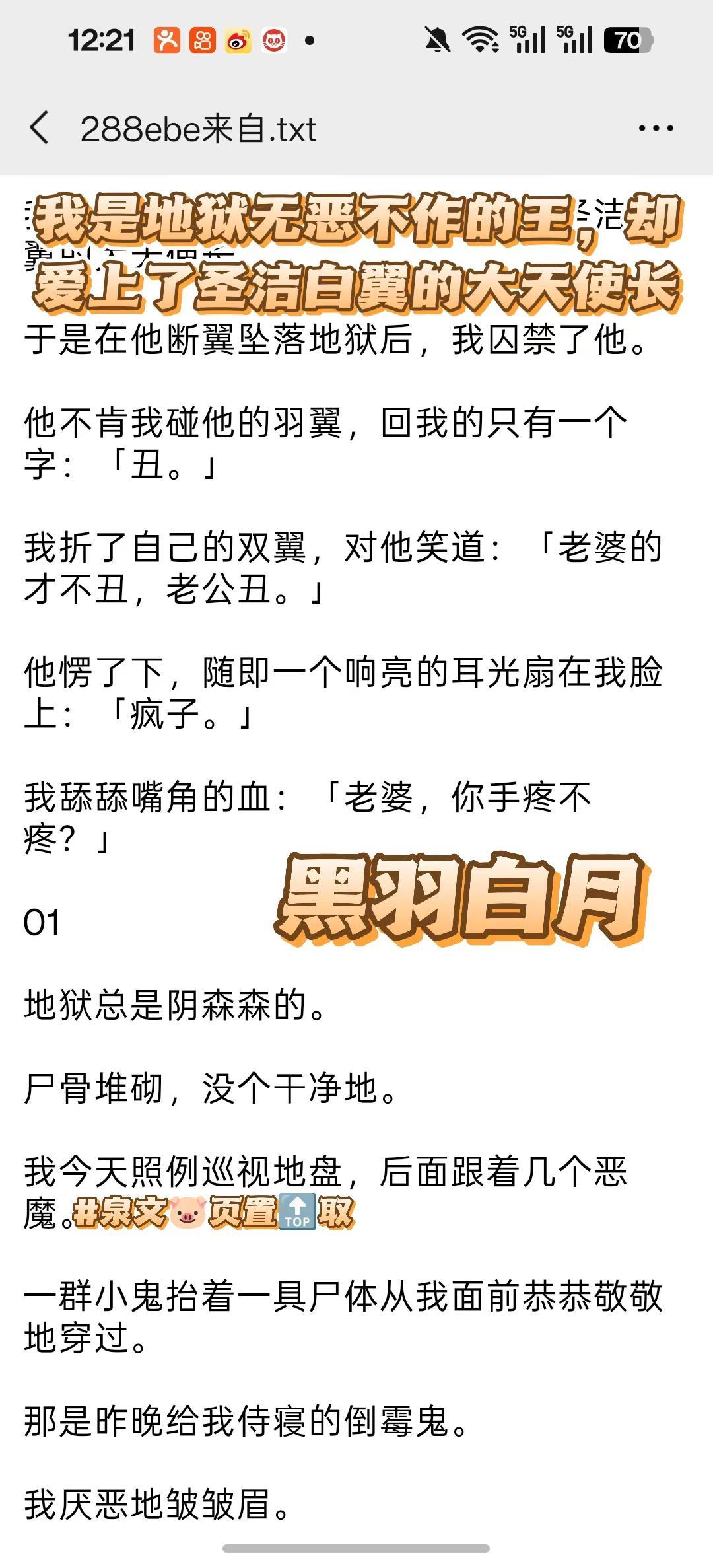 地狱魔王寻到断翼流落地狱的白翼天使塞兰诺斯，将他囚在身边悉心照料。因天使自卑羽翼