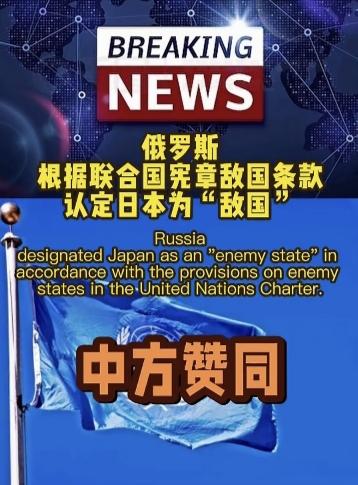 打击日本军国主义势力，
维护二战秩序，
中俄有责任，
也要有担当。