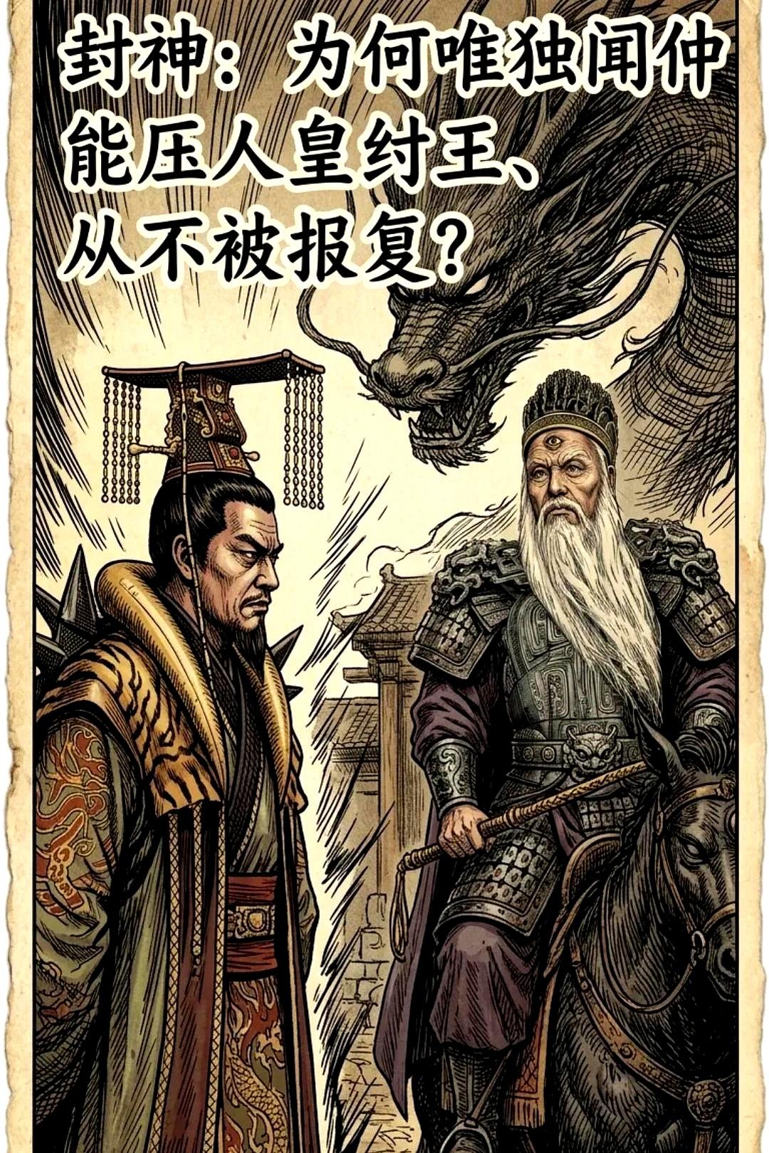 纣王都已经坐到人皇这个位置了，按理说谁敢当面顶他，基本就是“离职通知书”预定了。