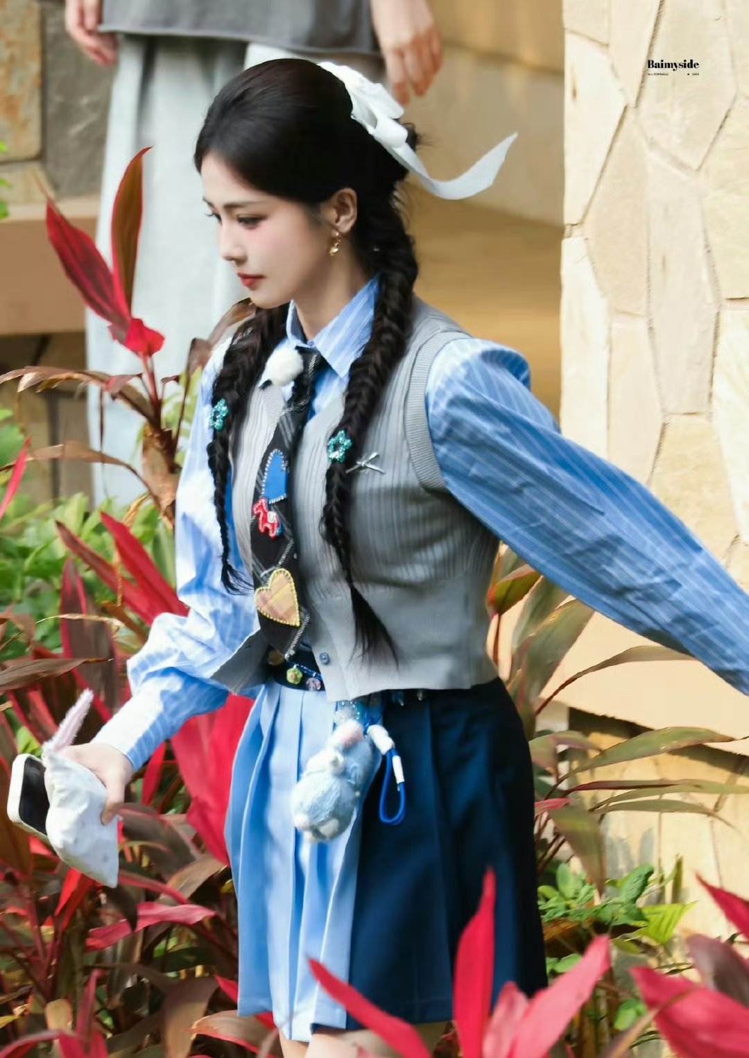 白鹿元气女大谁来懂懂这个麻花辫到底有多可爱 