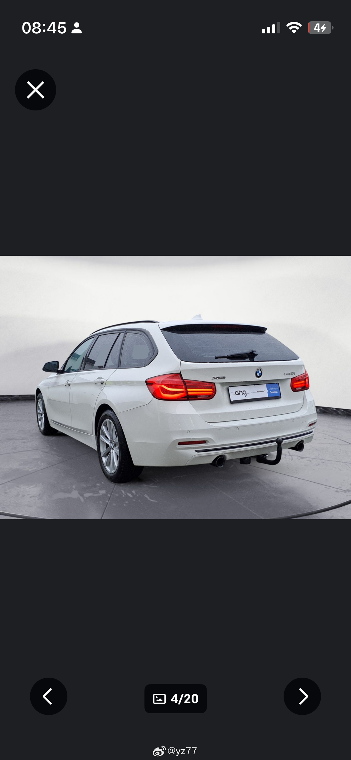 17寸轮毂布座椅的340i也挺好yz77聊车