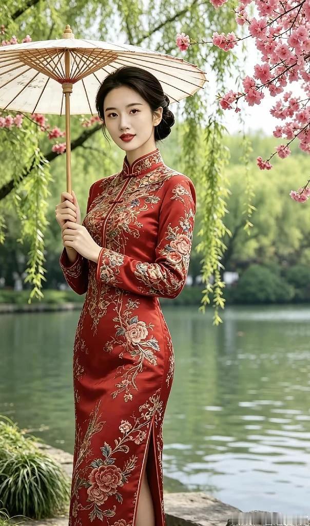 七绝*苏堤
文/香橙阳光
烟笼翠柳苏堤静，
月漾平湖夜色柔。
十里春风凝雅韵，