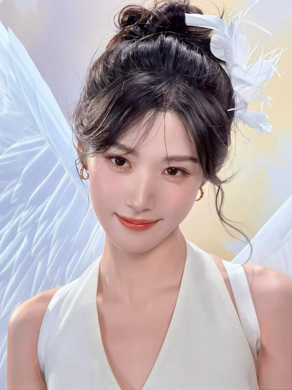 王崇给卢昱晓化的纯白茉莉妆卢昱晓纯白茉莉妆 王崇给卢昱晓化的纯白茉莉妆 