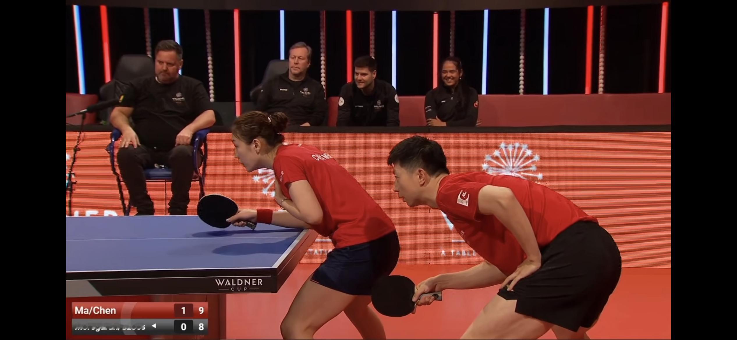 弱弱地说一句，如果你们都不想打这个混双的话，那不如让我们雪糕兄妹上吧老瓦杯只是稍