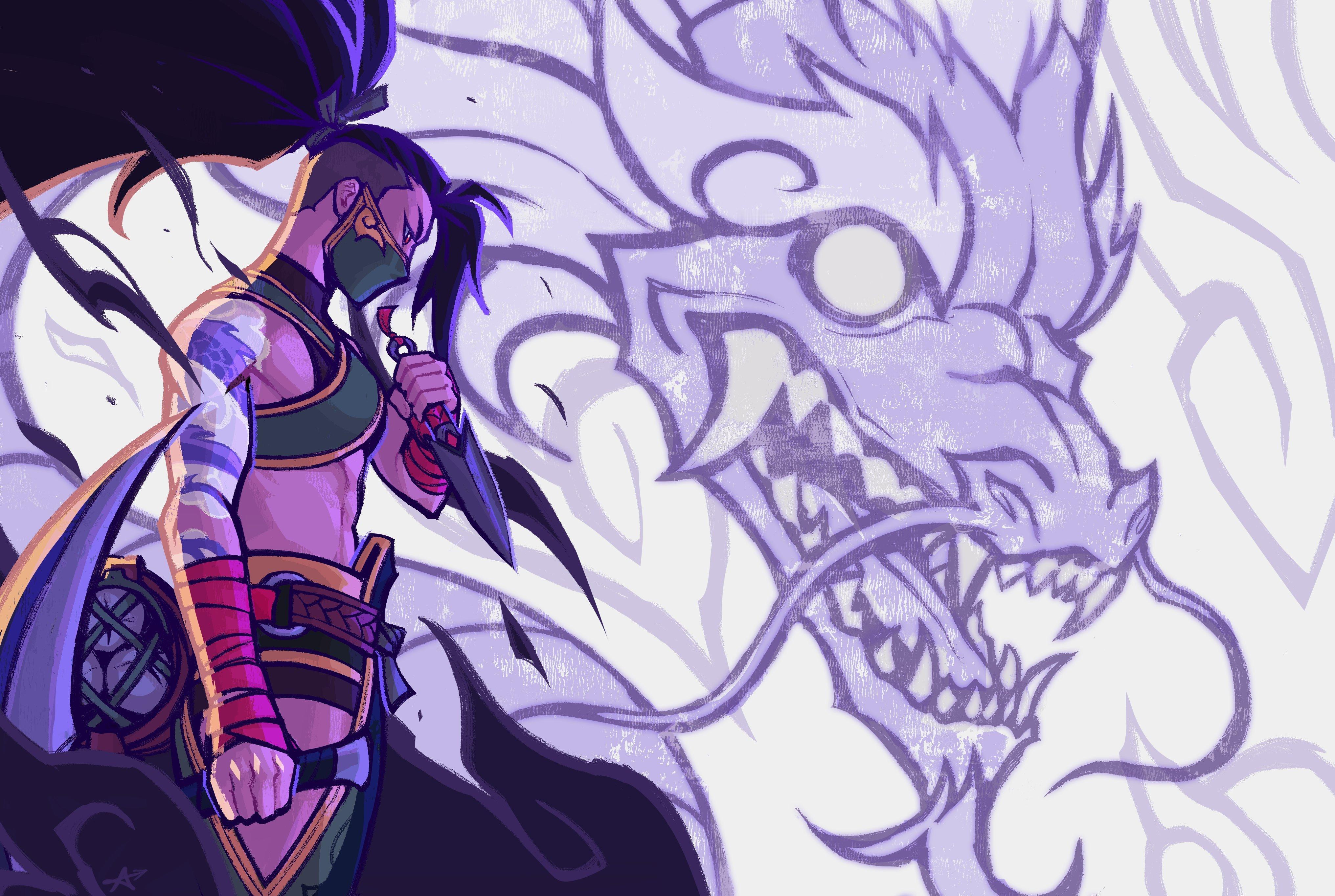 阿卡丽（cr:astrodid）英雄联盟